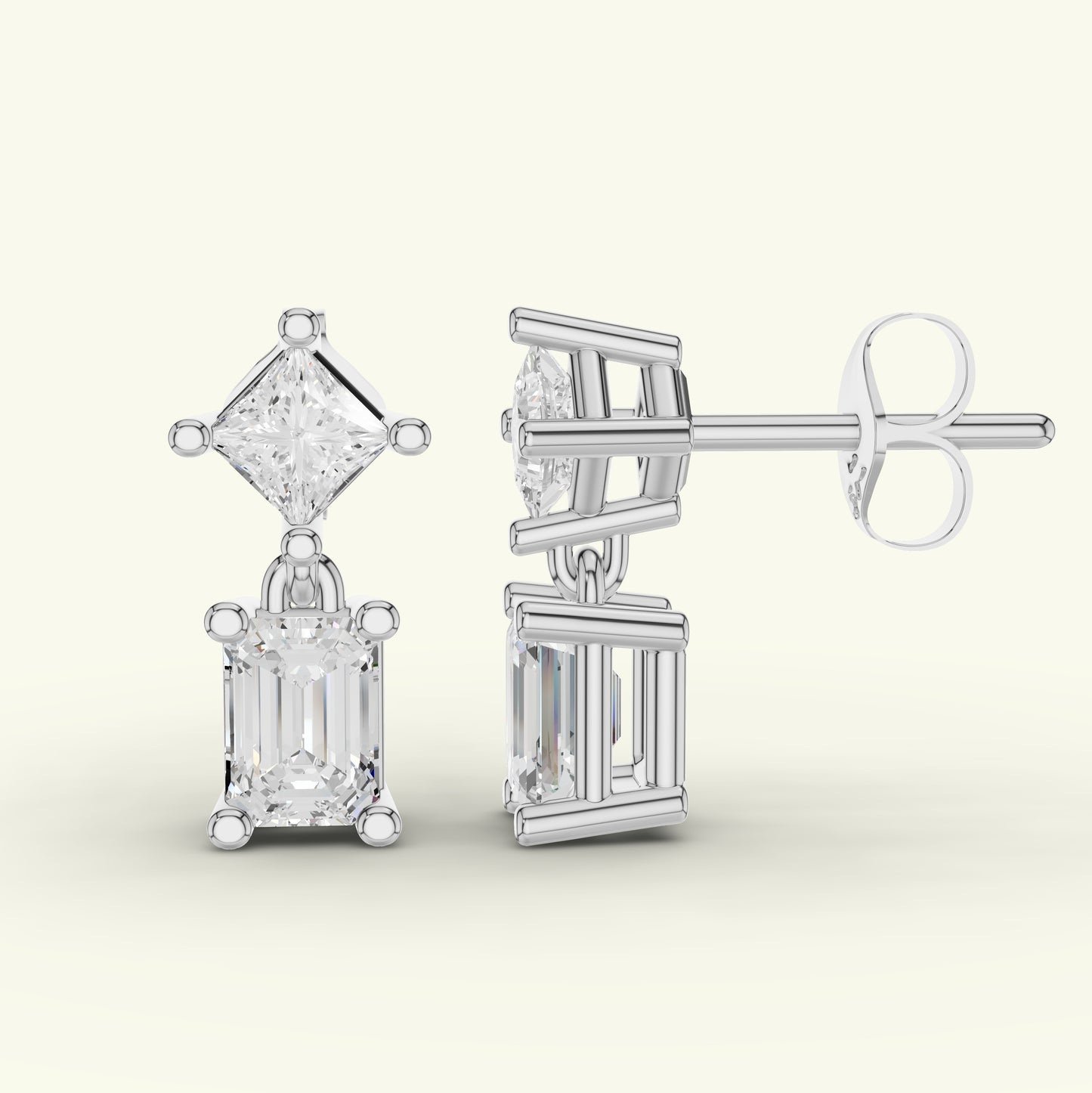 Viris Diamond Drop Earring