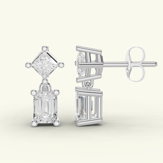 Viris Diamond Drop Earring