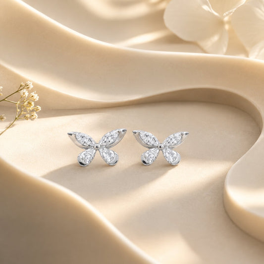 Elara Diamond Stud Earrings