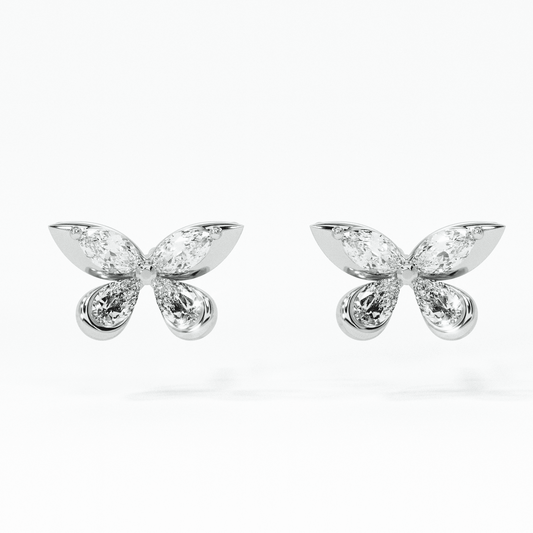 Elara Diamond Stud Earrings