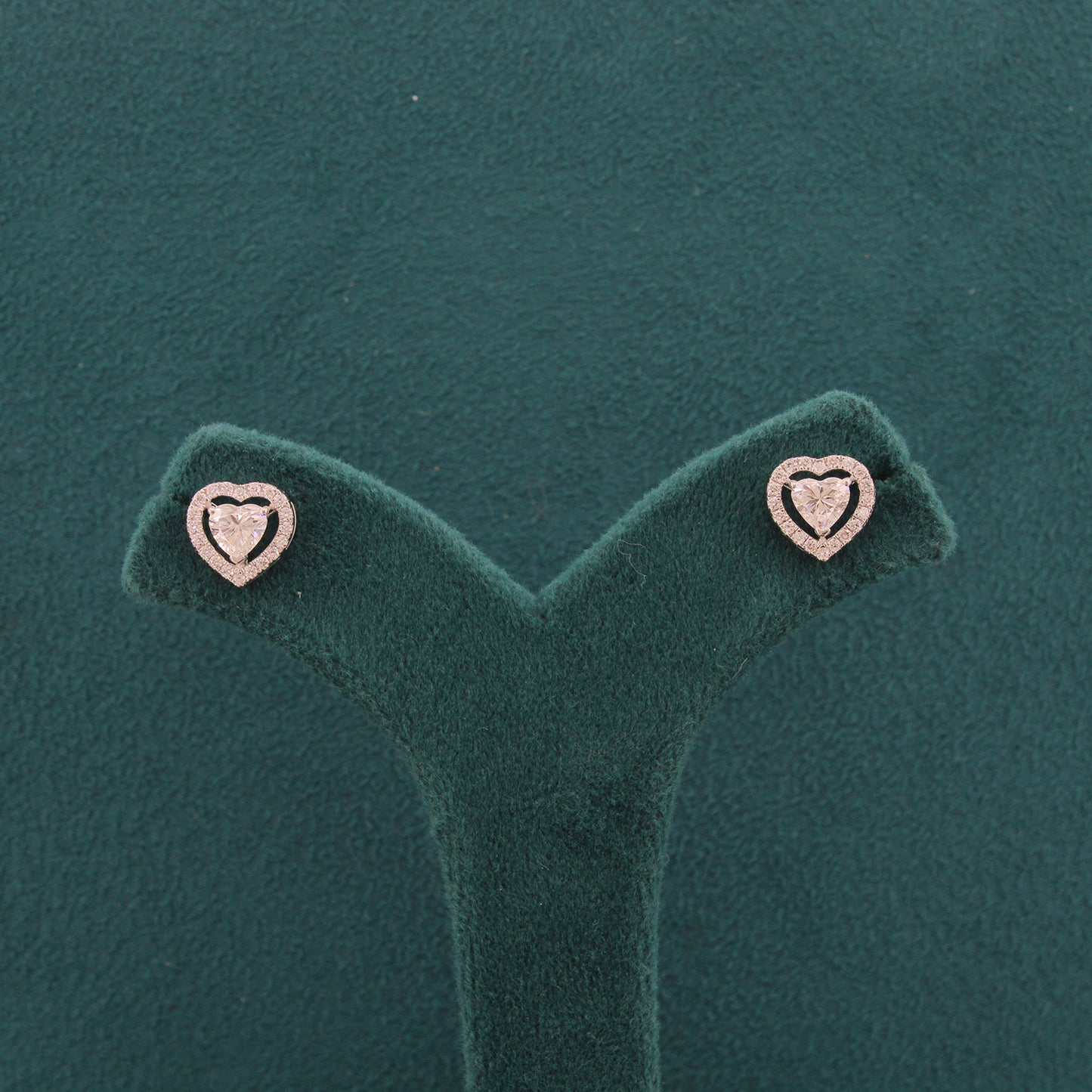 Solva Halo Diamond Stud Earrings