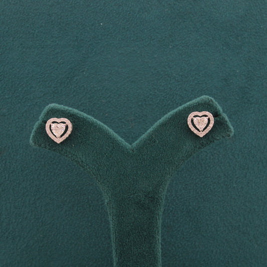 Solva Halo Diamond Stud Earrings