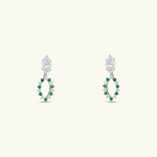 Veloria Diamond Drop Earring