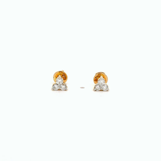 Calura Diamond Stud Earrings
