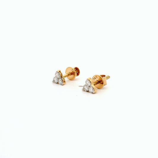 Calura Diamond Stud Earrings