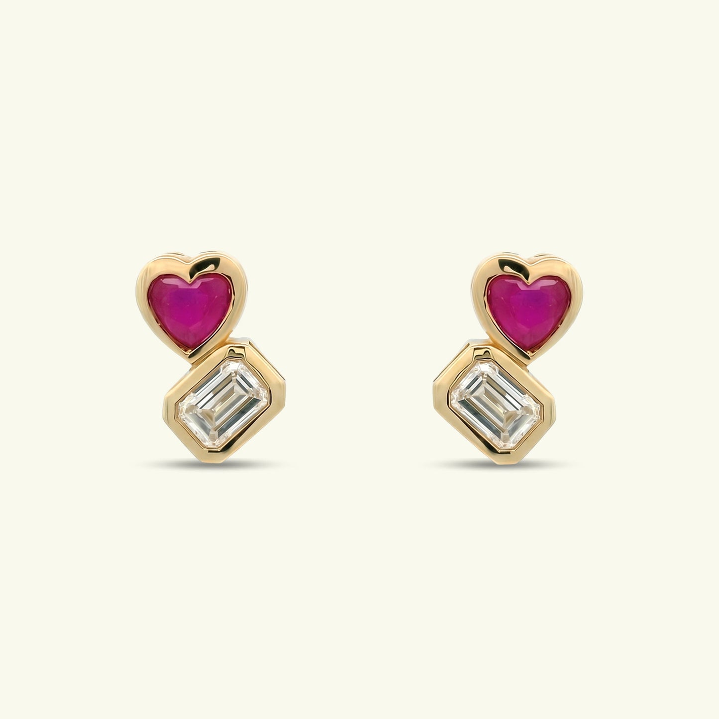Isola Solitaire Diamond Stud Earrings