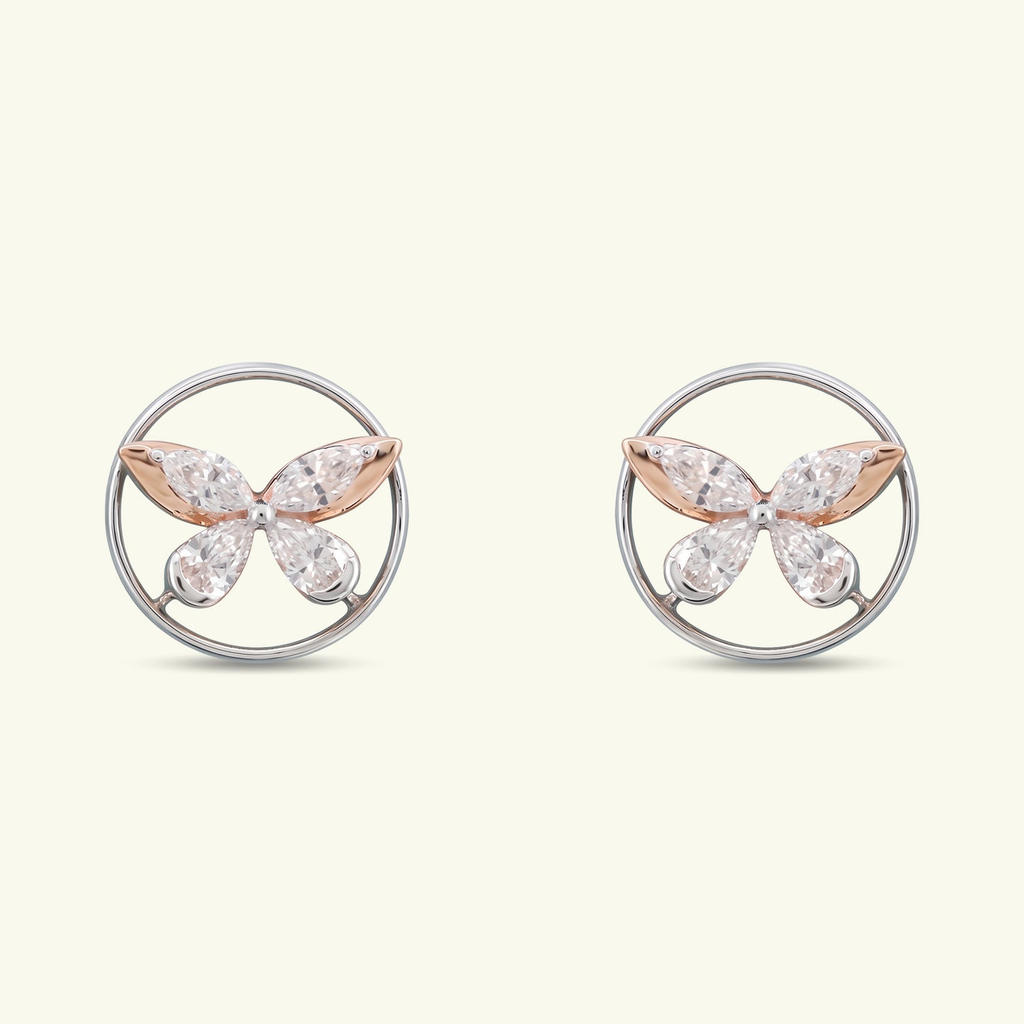 Rynel Icon Diamond Stud Earrings
