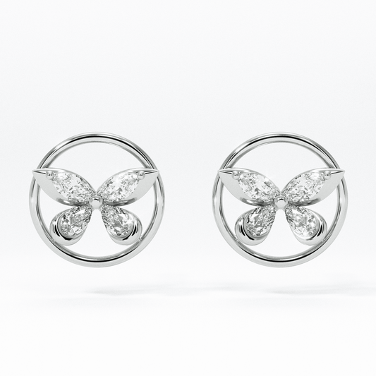 Rynel Icon Diamond Stud Earrings