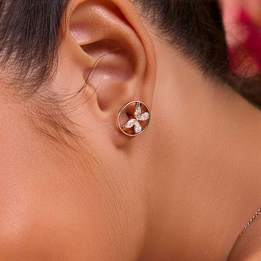Rynel Icon Diamond Stud Earrings