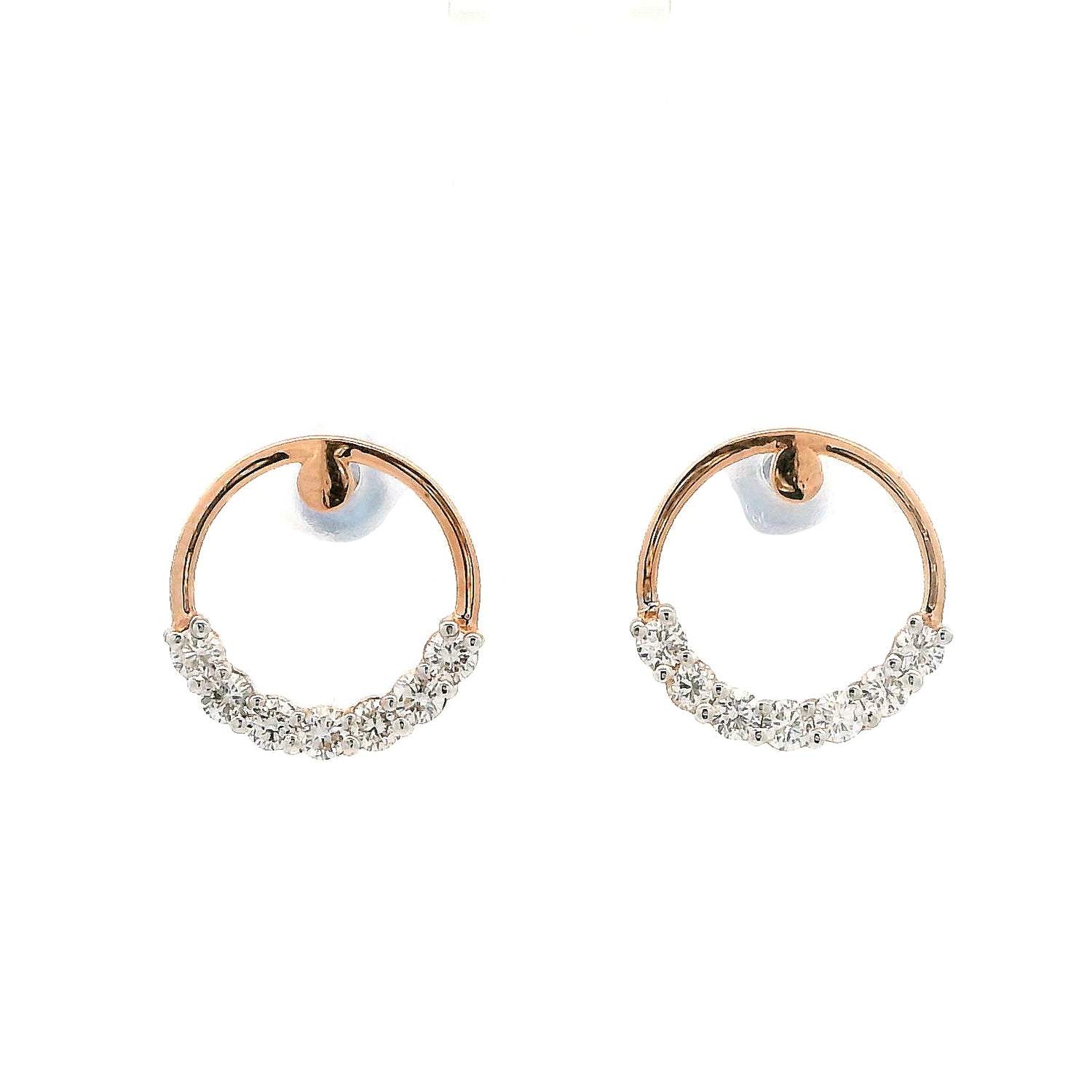 Elyra Diamond Stud Earrings