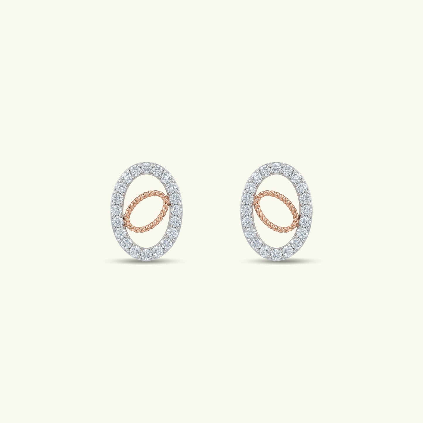 Evara Diamond Stud Earrings