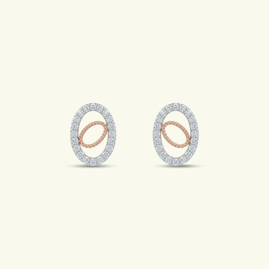 Evara Diamond Stud Earrings