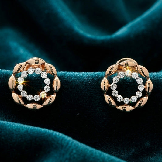 Emelith Diamond Stud Earrings