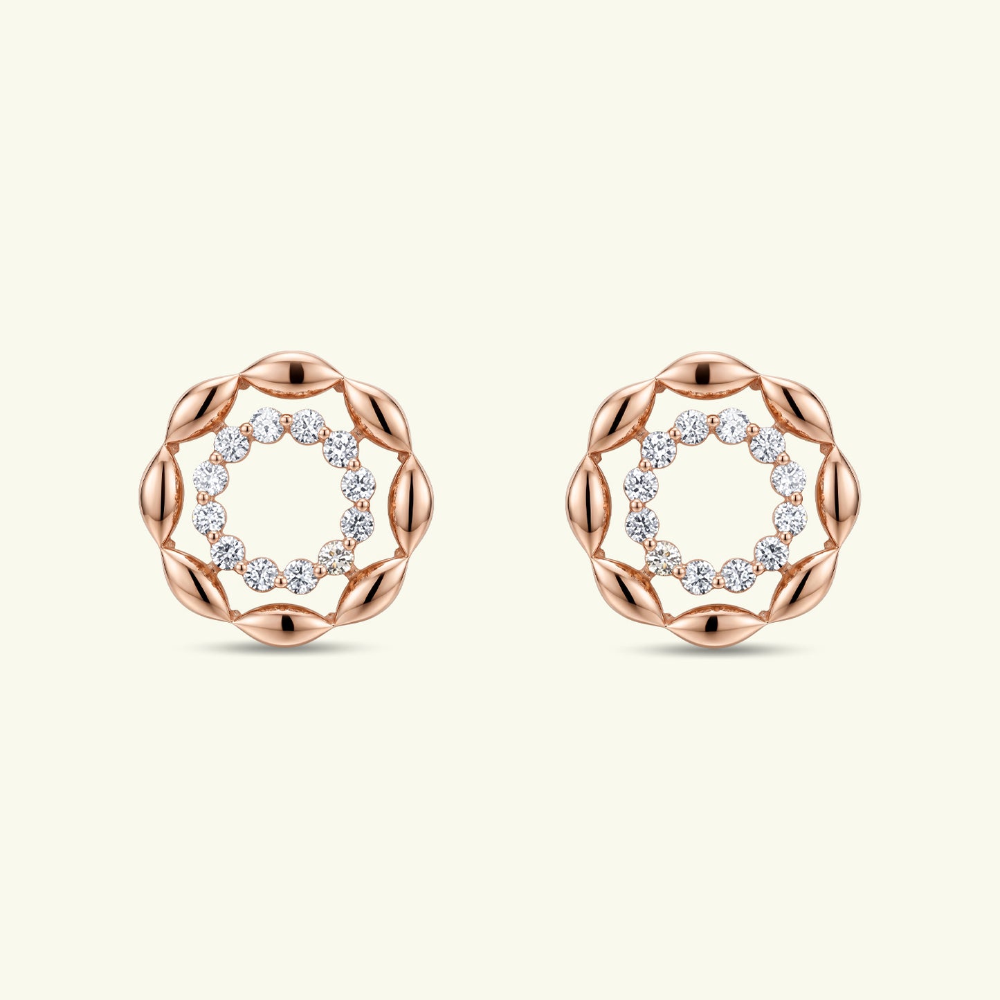Emelith Diamond Stud Earrings
