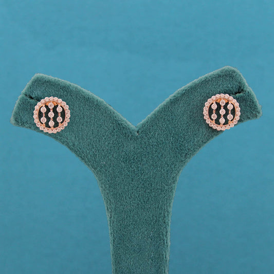 Orana Halo Diamond Stud Earrings