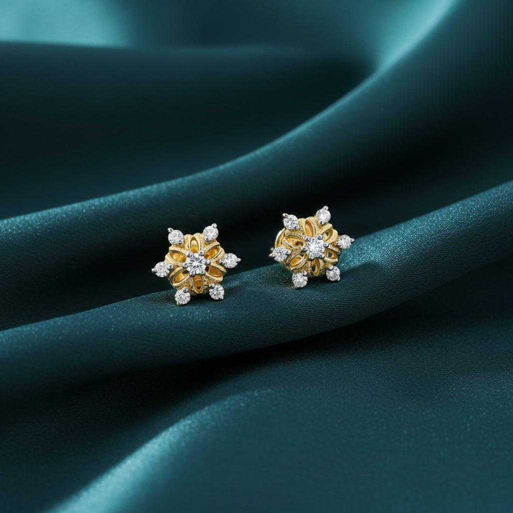 Serenai Nakshatra Diamond Stud Earrings