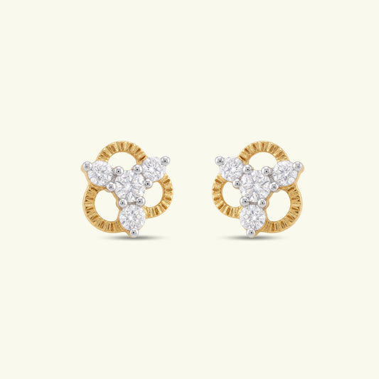 Cireya Diamond Stud Earrings