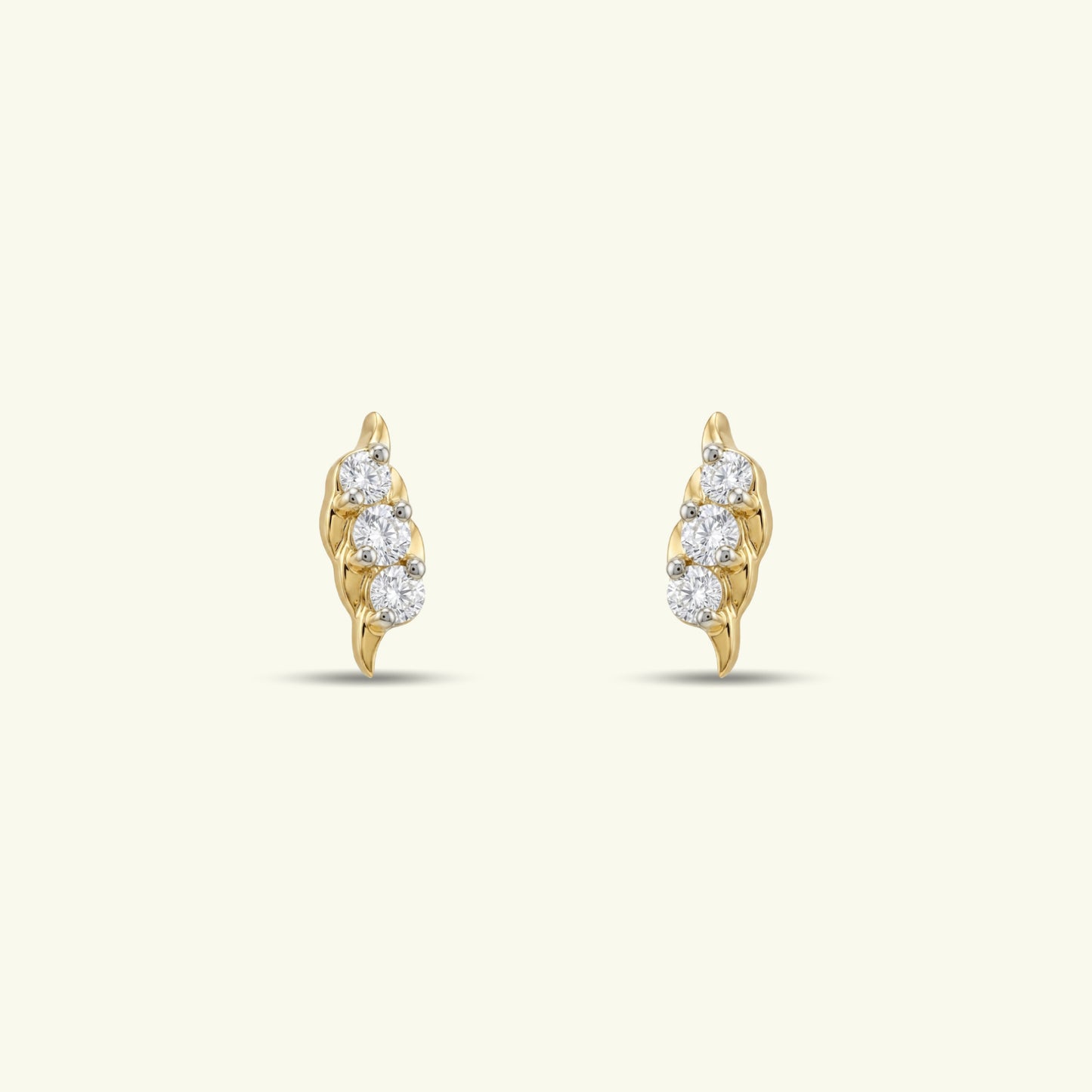 Mireva Diamond Stud Earrings