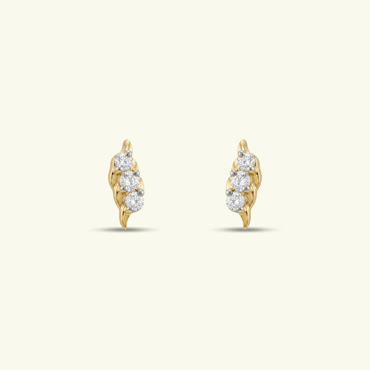 Mireva Diamond Stud Earrings