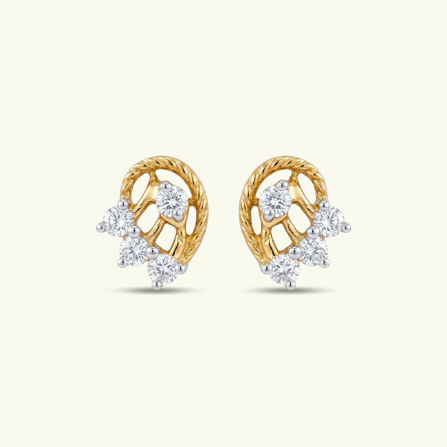 Selith Diamond Stud Earrings