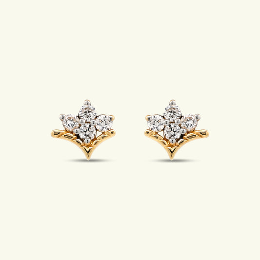 Elessa Diamond Stud Earrings