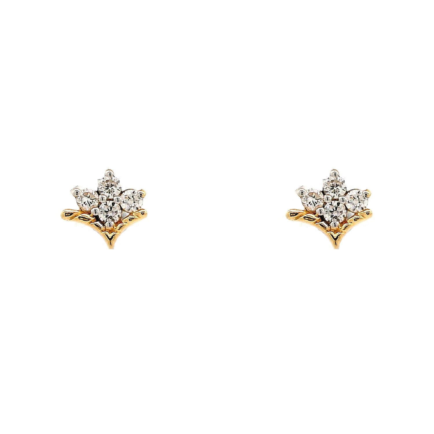 Elessa Diamond Stud Earrings