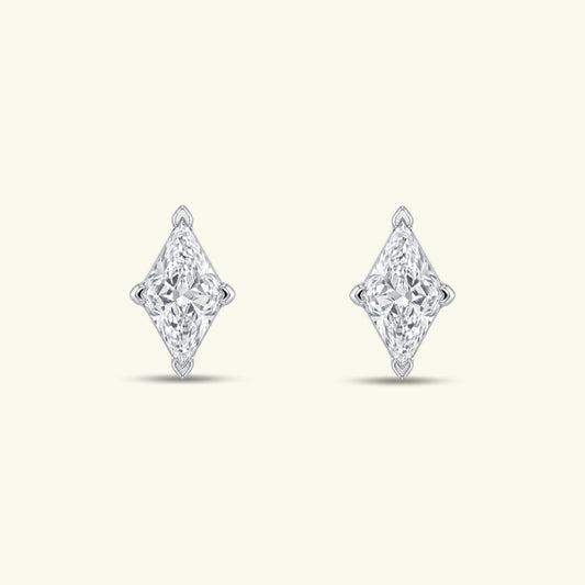 Seriva Solitaire Diamond Stud Earrings