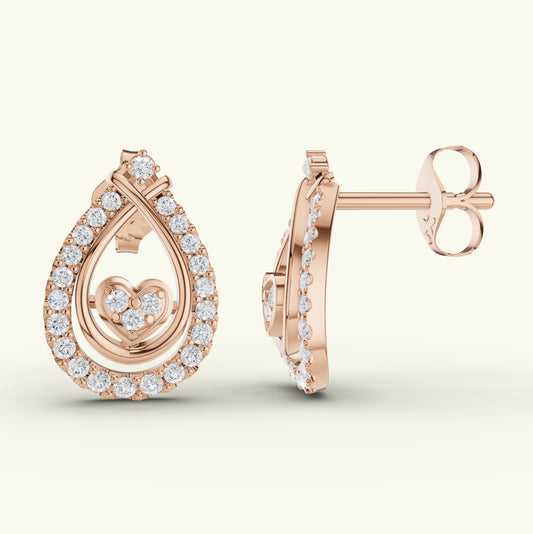 Elena Diamond Stud Earrings