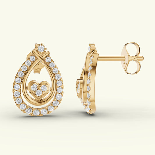 Elena Diamond Stud Earrings