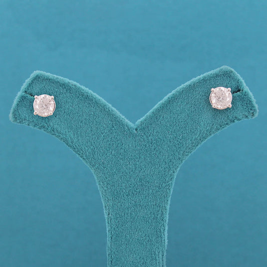 Selara Solitaire Diamond Stud Earrings