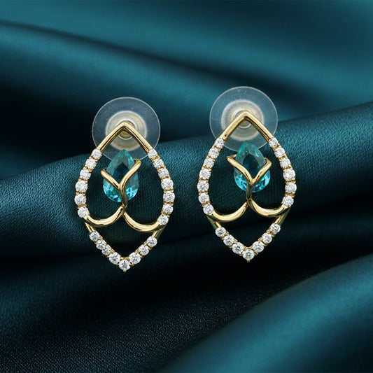 Oria Diamond Stud Earrings