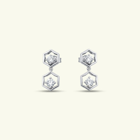 Thalia Diamond Drop Earrings