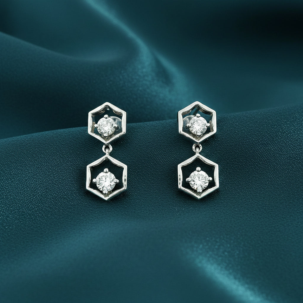 Thalia Diamond Drop Earrings