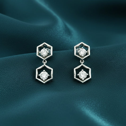 Thalia Diamond Drop Earrings