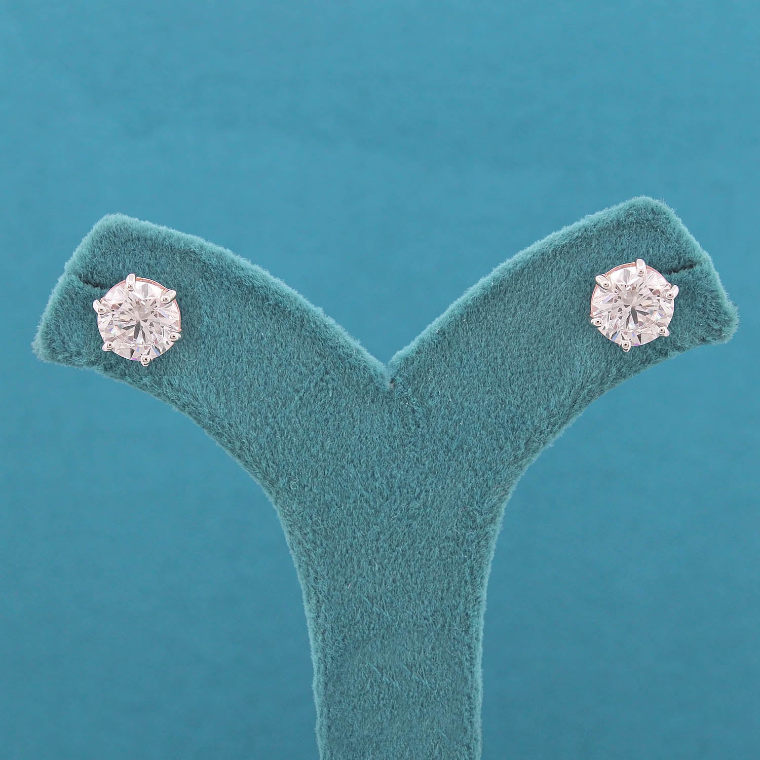 Orelia Diamond Stud Earrings