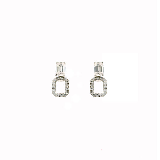 Sylvara Diamond Drop Earring