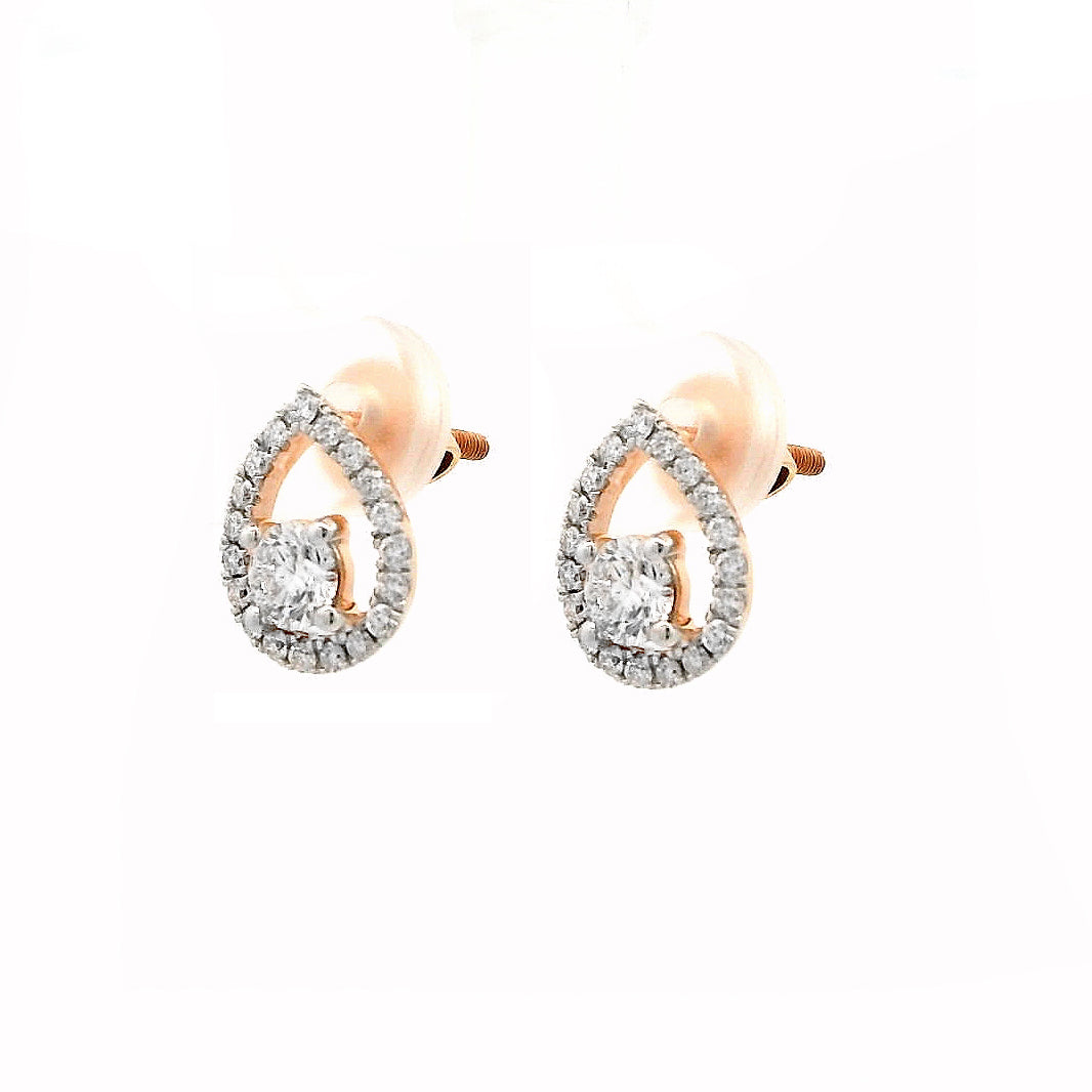Selvia Diamond Stud Earrings