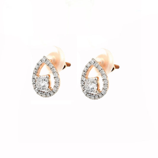 Selvia Diamond Stud Earrings
