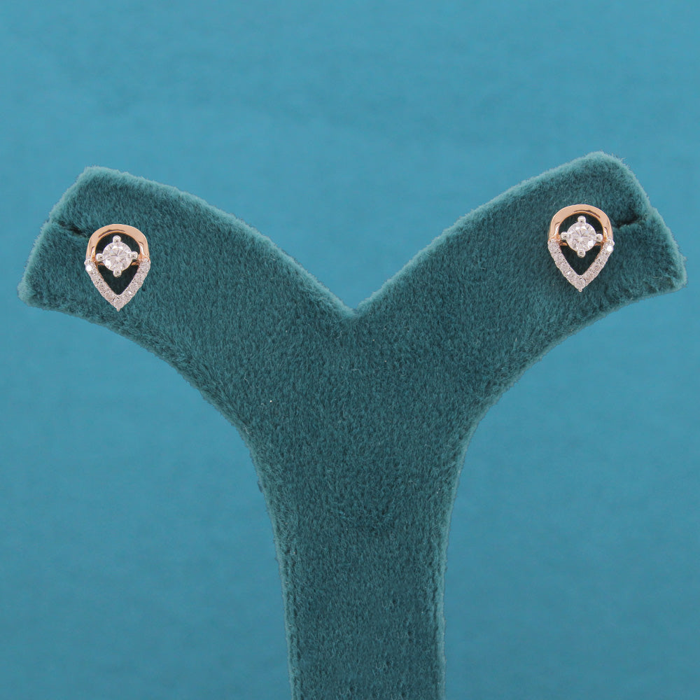 Selvia Diamond Stud Earrings