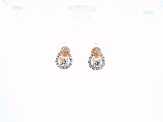 Selvia Diamond Stud Earrings
