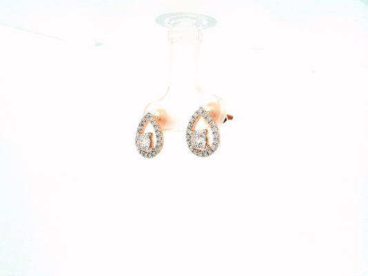 Selvia Diamond Stud Earrings
