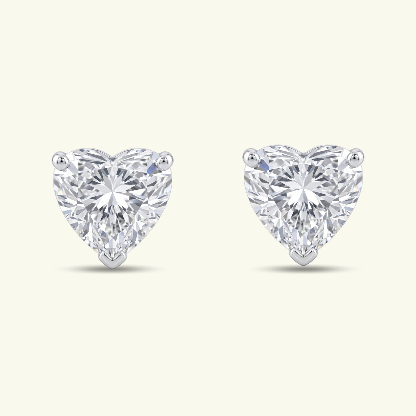Yenra Solitaire Diamond Stud Earrings
