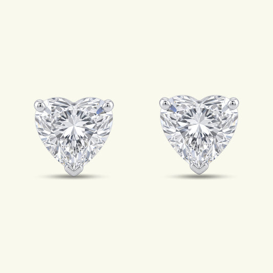 Yenra Solitaire Diamond Stud Earrings