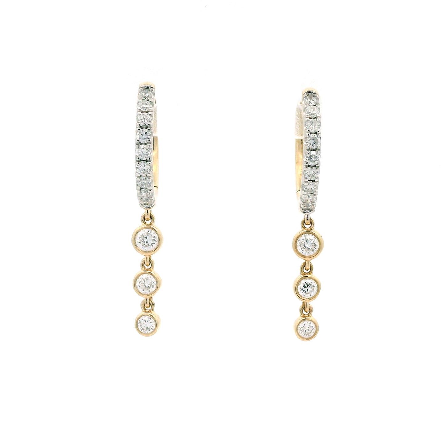 Maelis Diamond Hoop Earrings