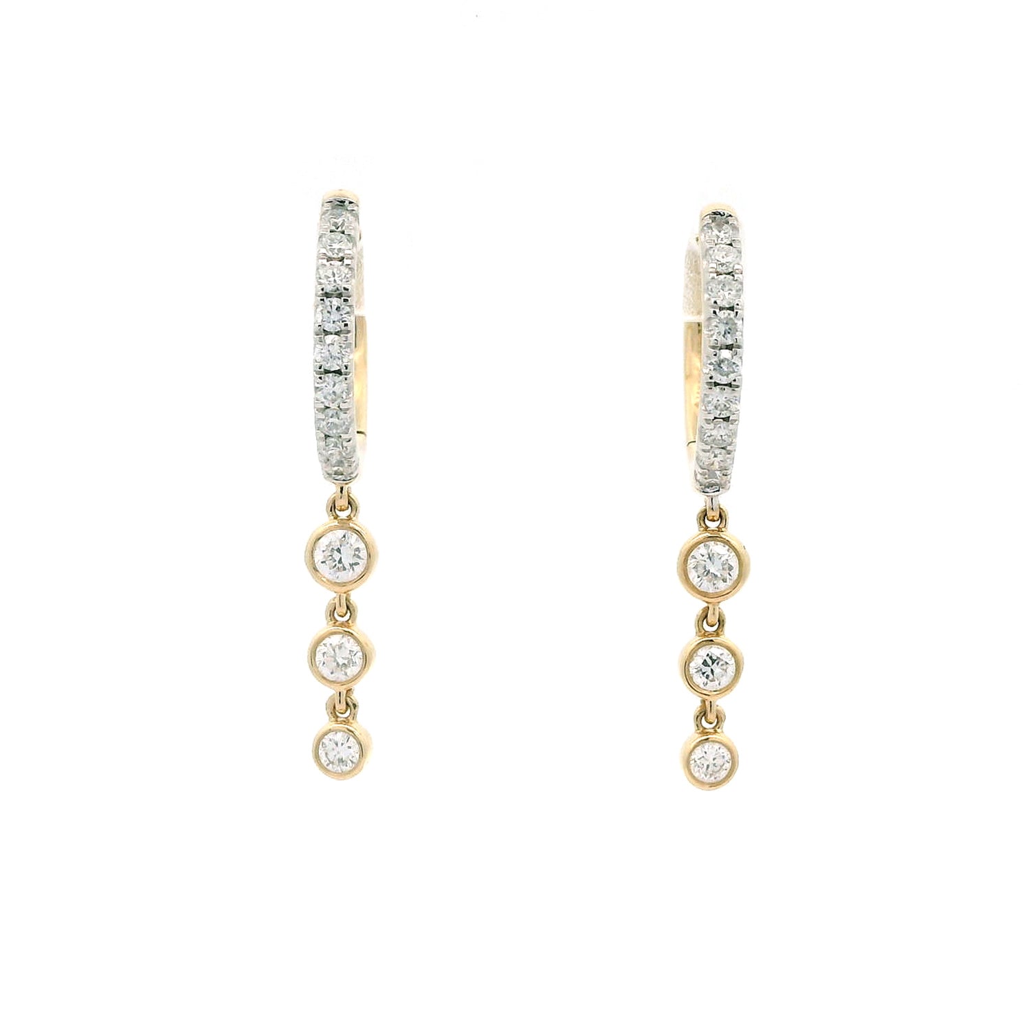 Maelis Diamond Hoop Earrings