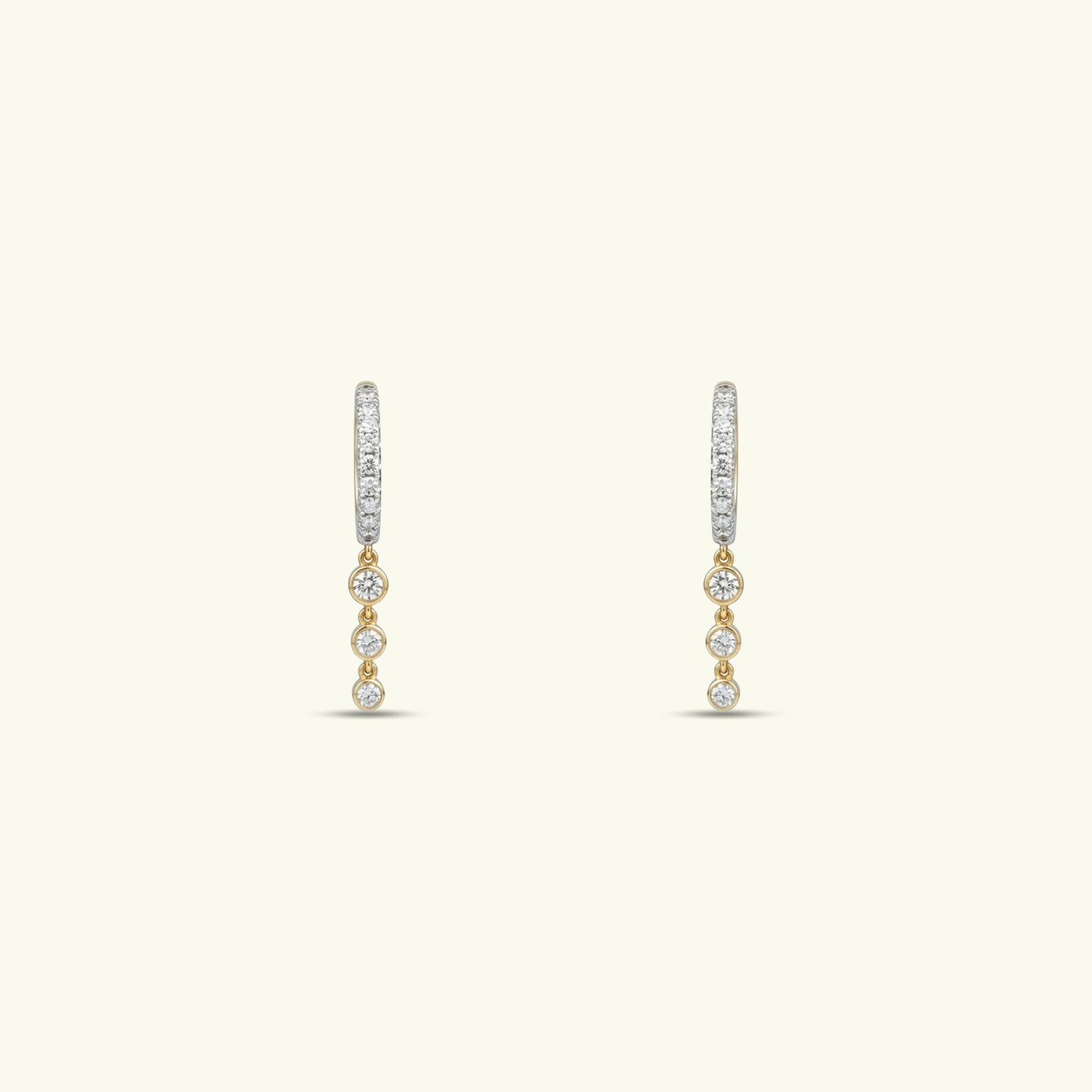 Maelis Diamond Hoop Earrings