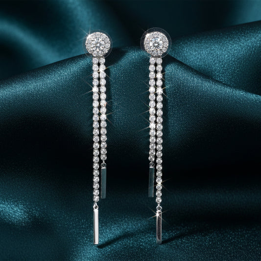 Caela Bloom Diamond Chandelier Earrings