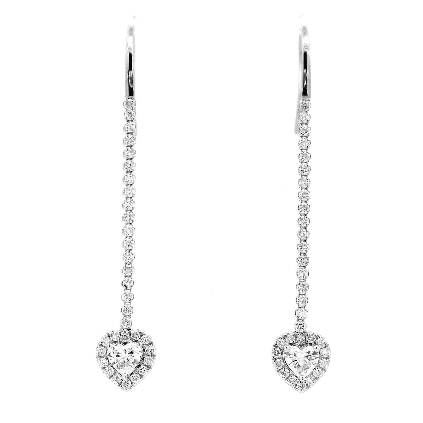 Valira Halo Diamond Chandelier Earring