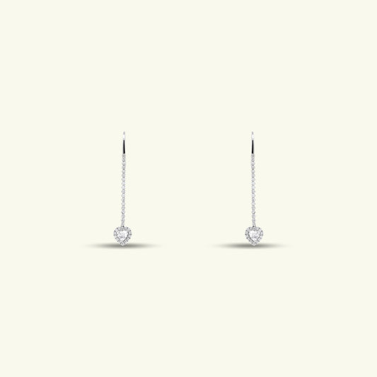 Valira Halo Diamond Chandelier Earring