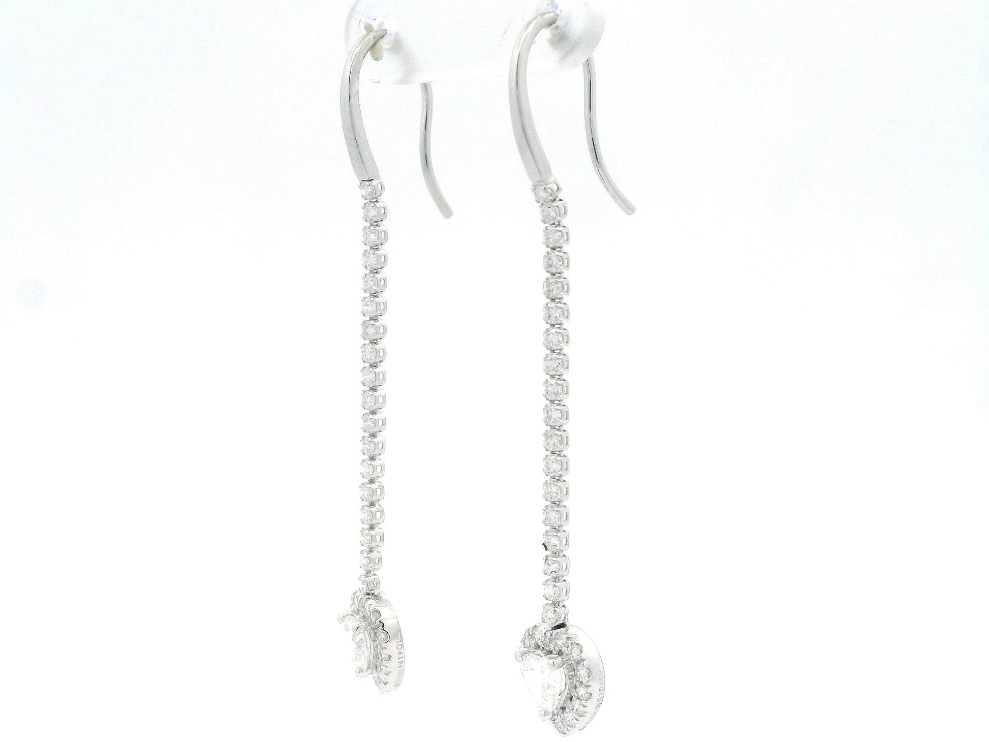 Valira Halo Diamond Chandelier Earring